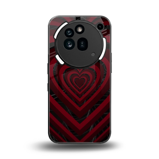 Y2K Hearts X Spider back phone cover | glass case for nothing phone 3a pro