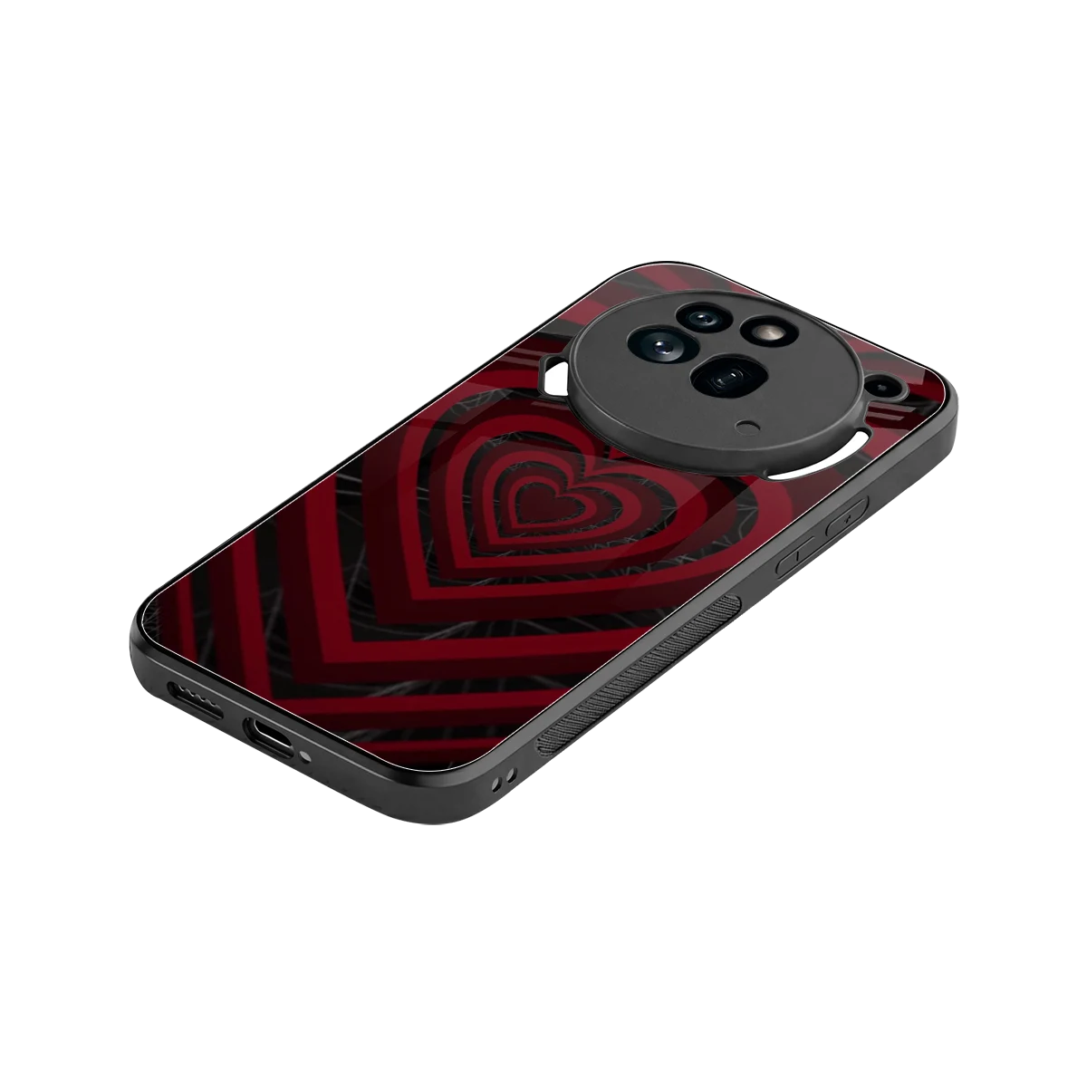 Y2K Hearts X Spider stylish phone case for nothing phone 3a pro | glossy glass and slim fit