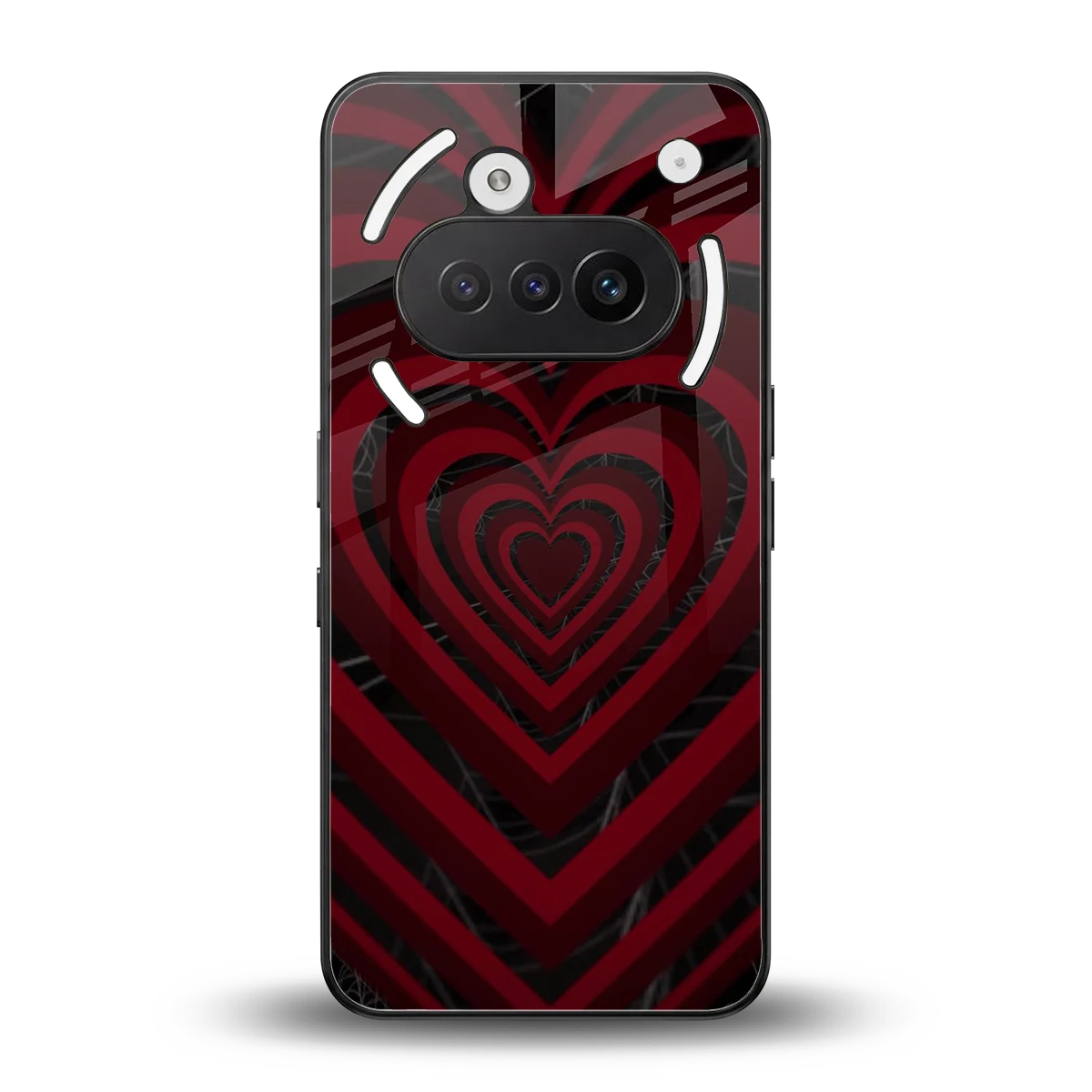 Y2K Hearts X Spider back phone cover | glass case for nothing phone 3a