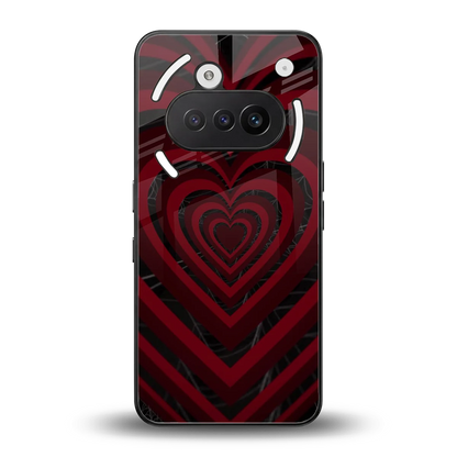 Y2K Hearts X Spider back phone cover | glass case for nothing phone 3a