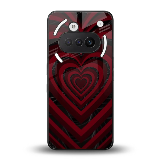 Y2K Hearts X Spider back phone cover | glass case for nothing phone 3a