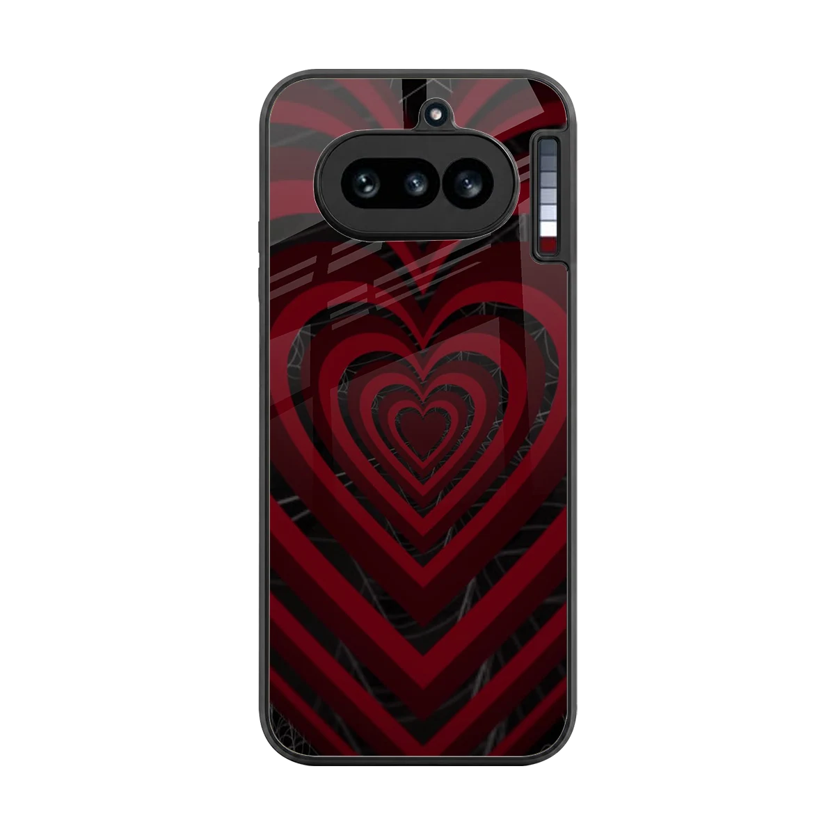 Y2K Hearts X Spider back phone cover | glass case for nothing phone 4a