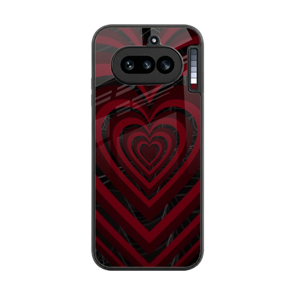 Y2K Hearts X Spider back phone cover | glass case for nothing phone 4a