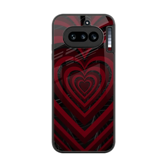 Y2K Hearts X Spider back phone cover | glass case for nothing phone 4a