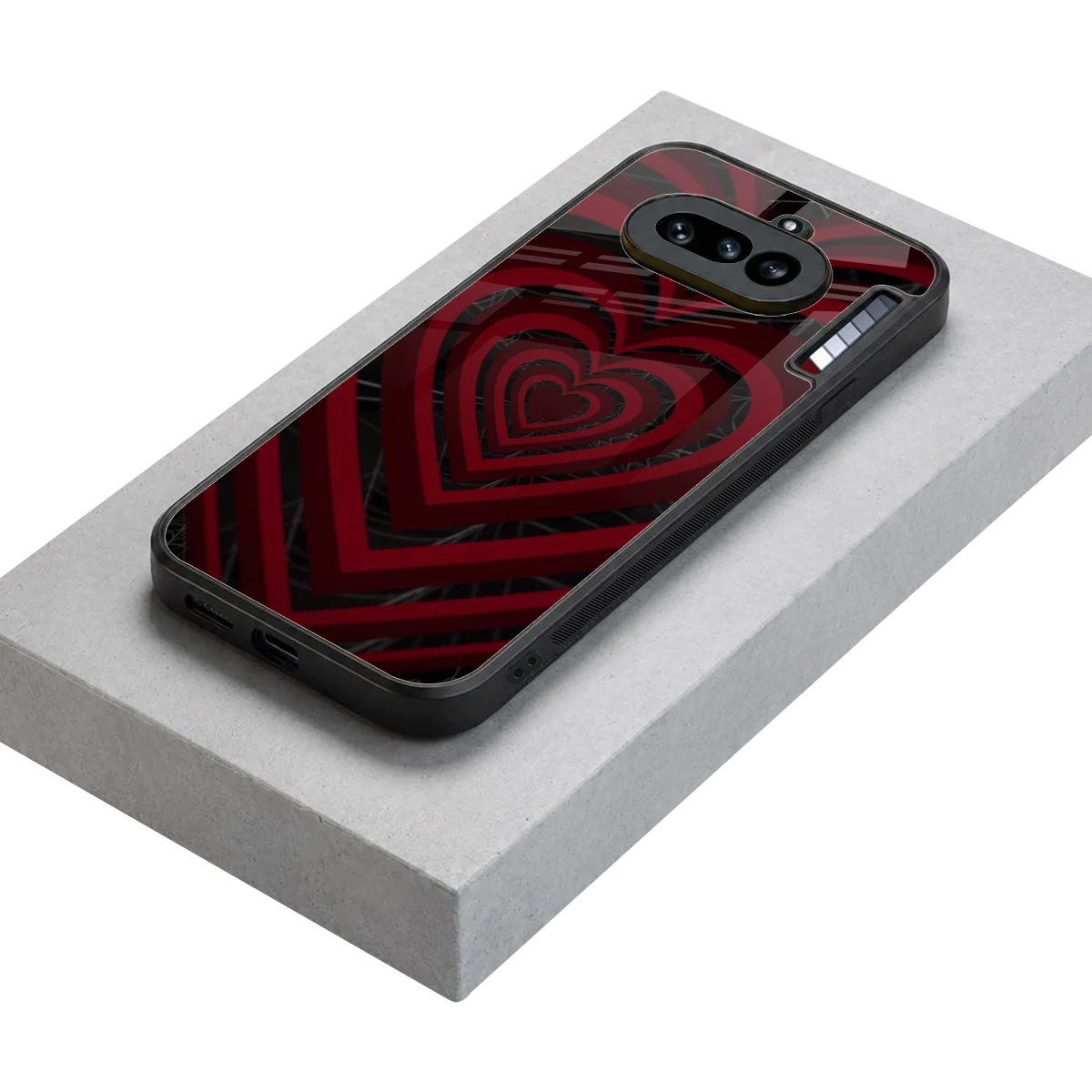 Y2K Hearts X Spider stylish phone case for nothing phone 4a | glossy glass and slim fit