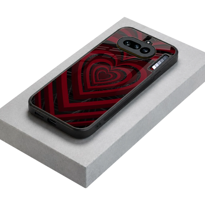 Y2K Hearts X Spider stylish phone case for nothing phone 4a | glossy glass and slim fit