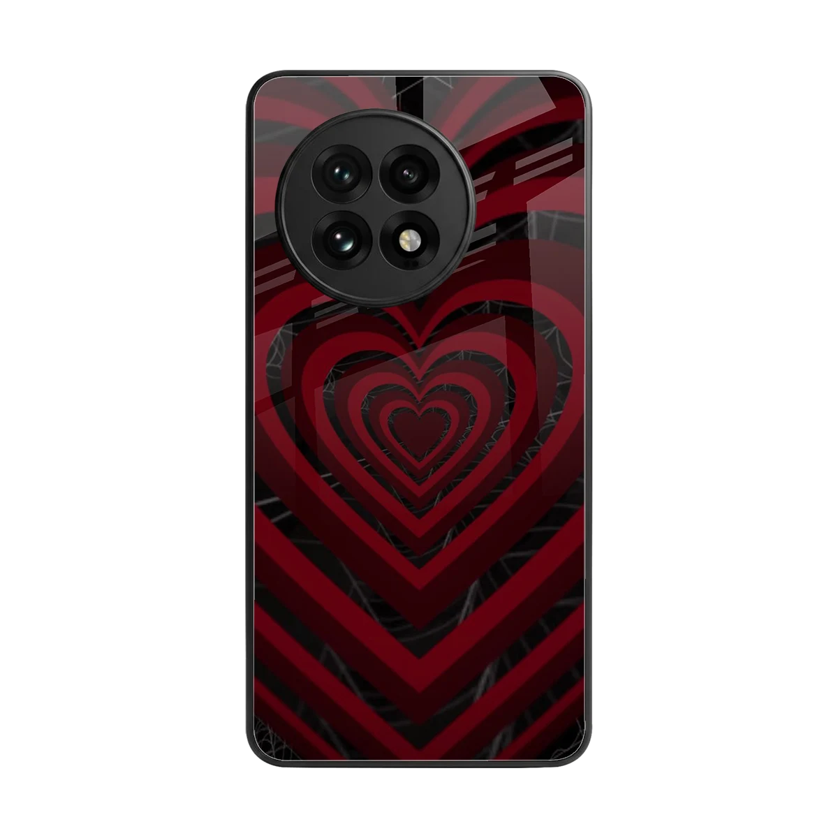 Y2K Hearts X Spider back phone cover | glass case for oneplus 13r