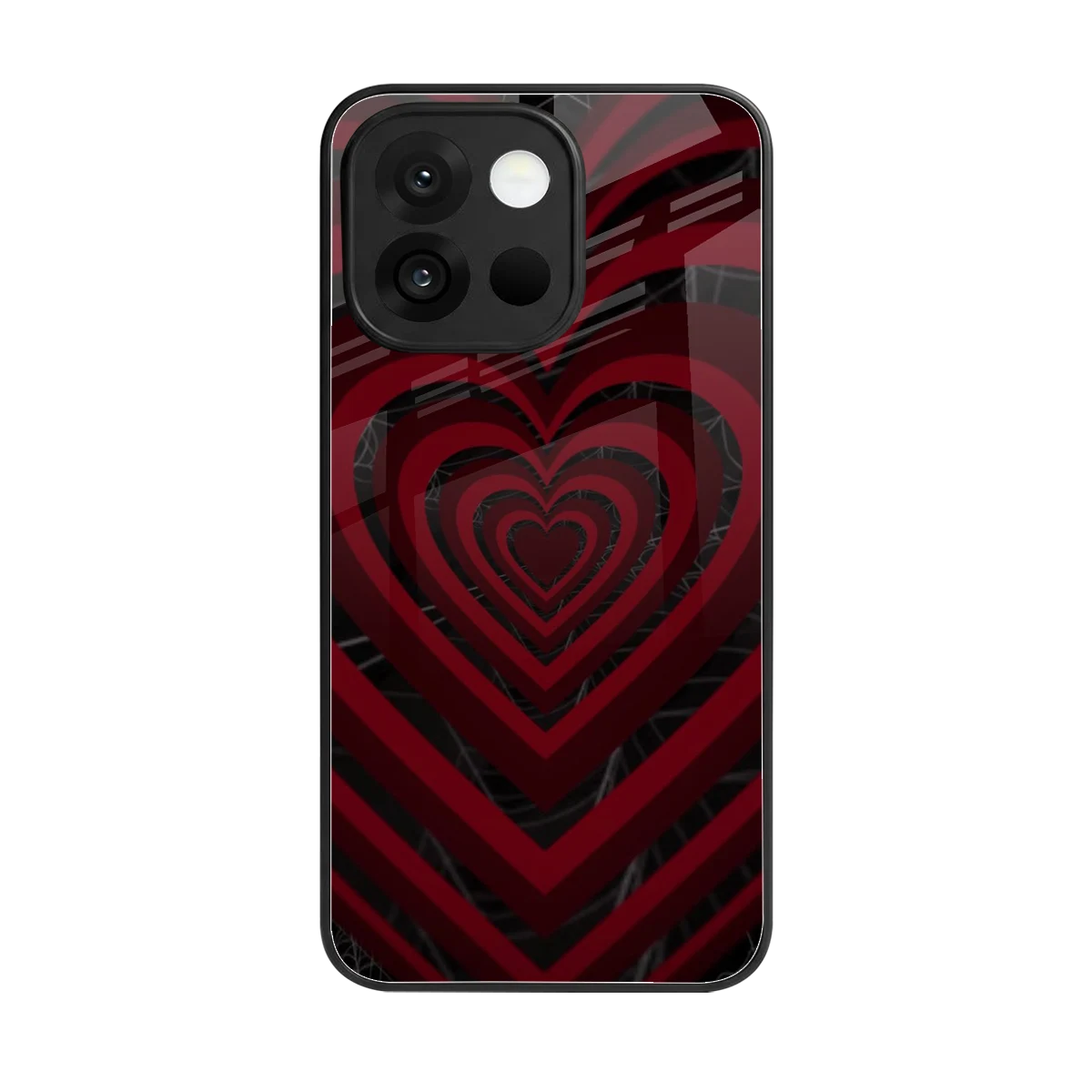 Y2K Hearts X Spider back phone cover | glass case for oneplus 13s