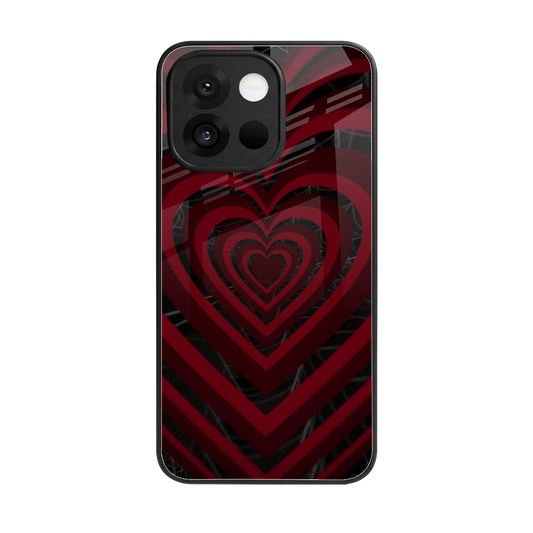 Y2K Hearts X Spider back phone cover | glass case for oneplus 13s