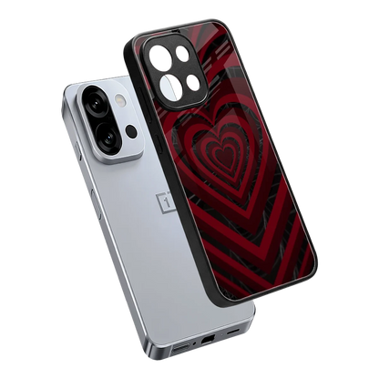 Y2K Hearts X Spider sleek oneplus 13s cover with tempered glass back and TPU edges