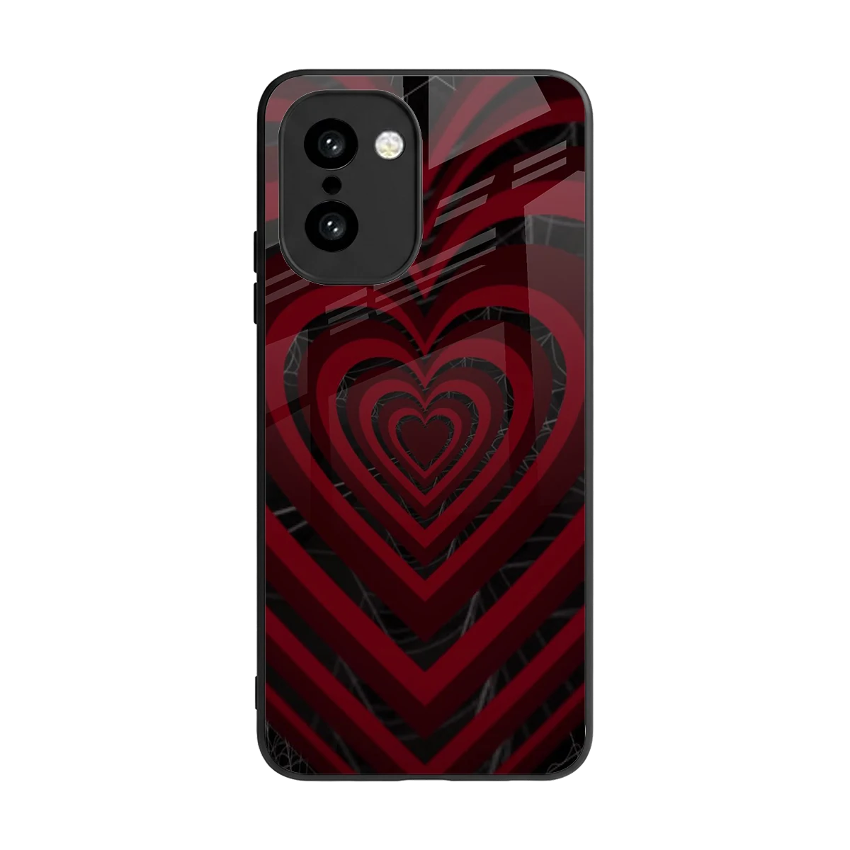 Y2K Hearts X Spider back phone cover | glass case for oneplus 15r