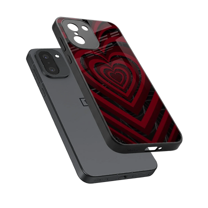 Y2K Hearts X Spider sleek oneplus 15r cover with tempered glass back and TPU edges