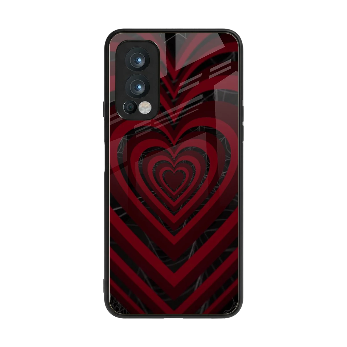 Y2K Hearts X Spider back phone cover | glass case for oneplus nord 2