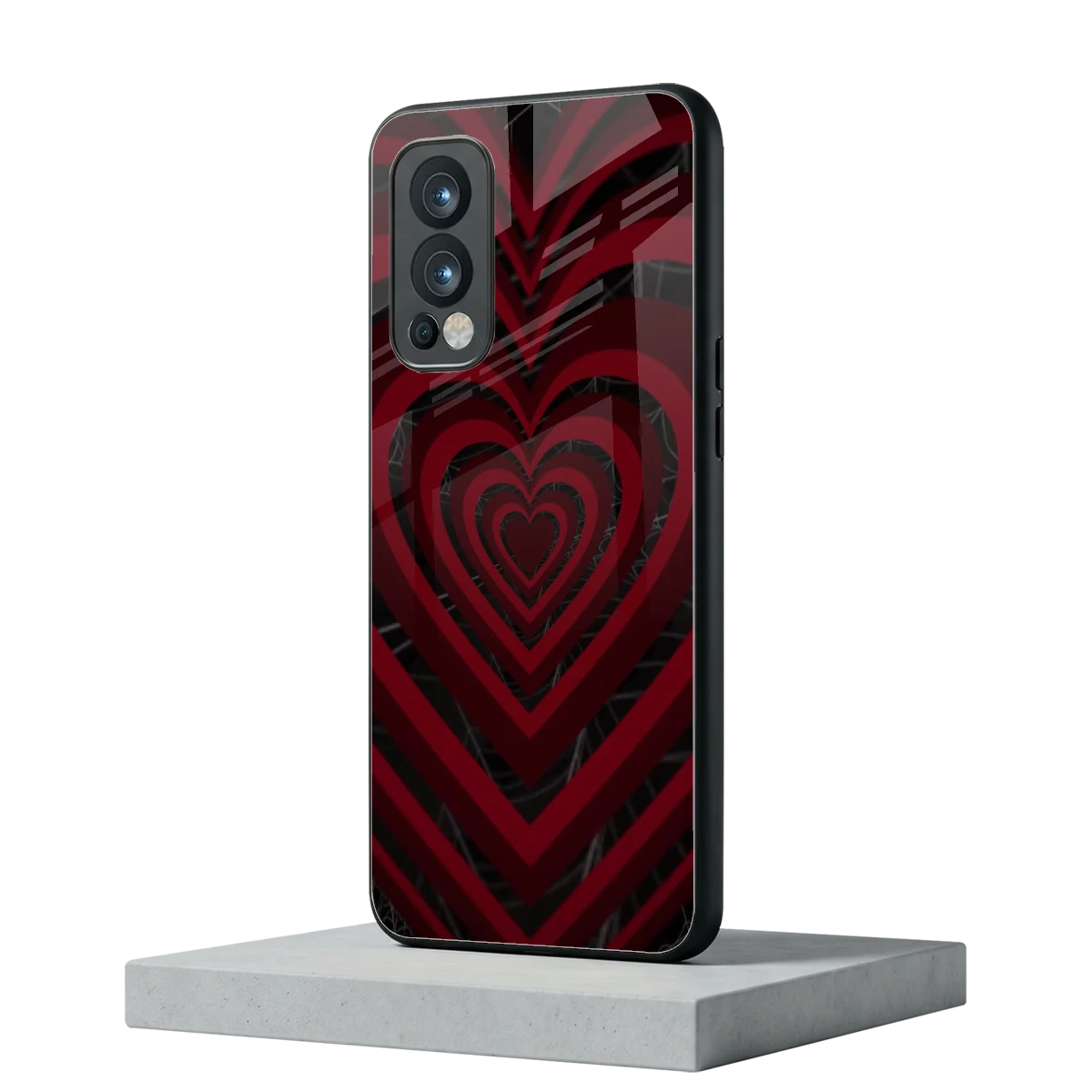 Y2K Hearts X Spider oneplus nord 2 mobile cover | shockproof glass phone case