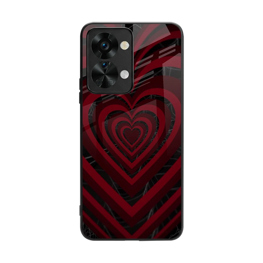 Y2K Hearts X Spider back phone cover | glass case for oneplus nord 2t