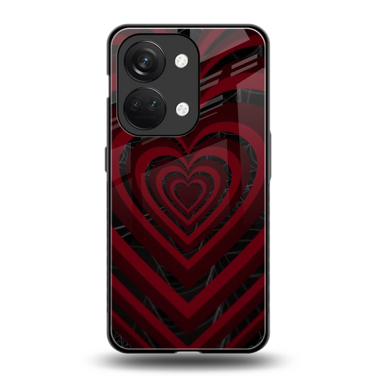 Y2K Hearts X Spider back phone cover | glass case for oneplus nord 3