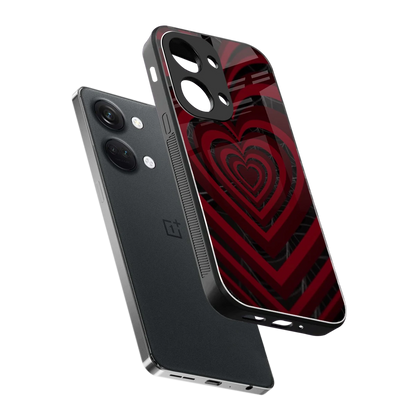 Y2K Hearts X Spider sleek oneplus nord 3 cover with tempered glass back and TPU edges