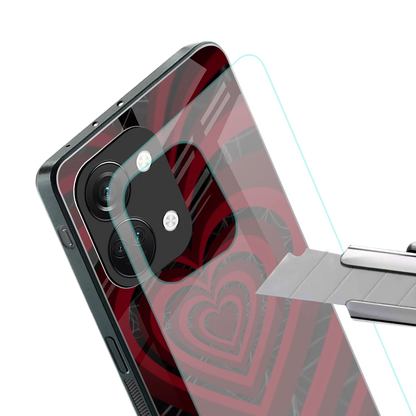 Y2K Hearts X Spider stylish phone case for oneplus nord 3 | glossy glass and slim fit