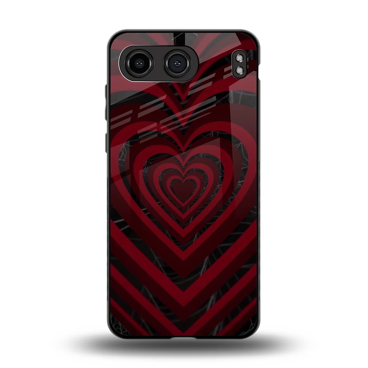Y2K Hearts X Spider back phone cover | glass case for oneplus nord 4