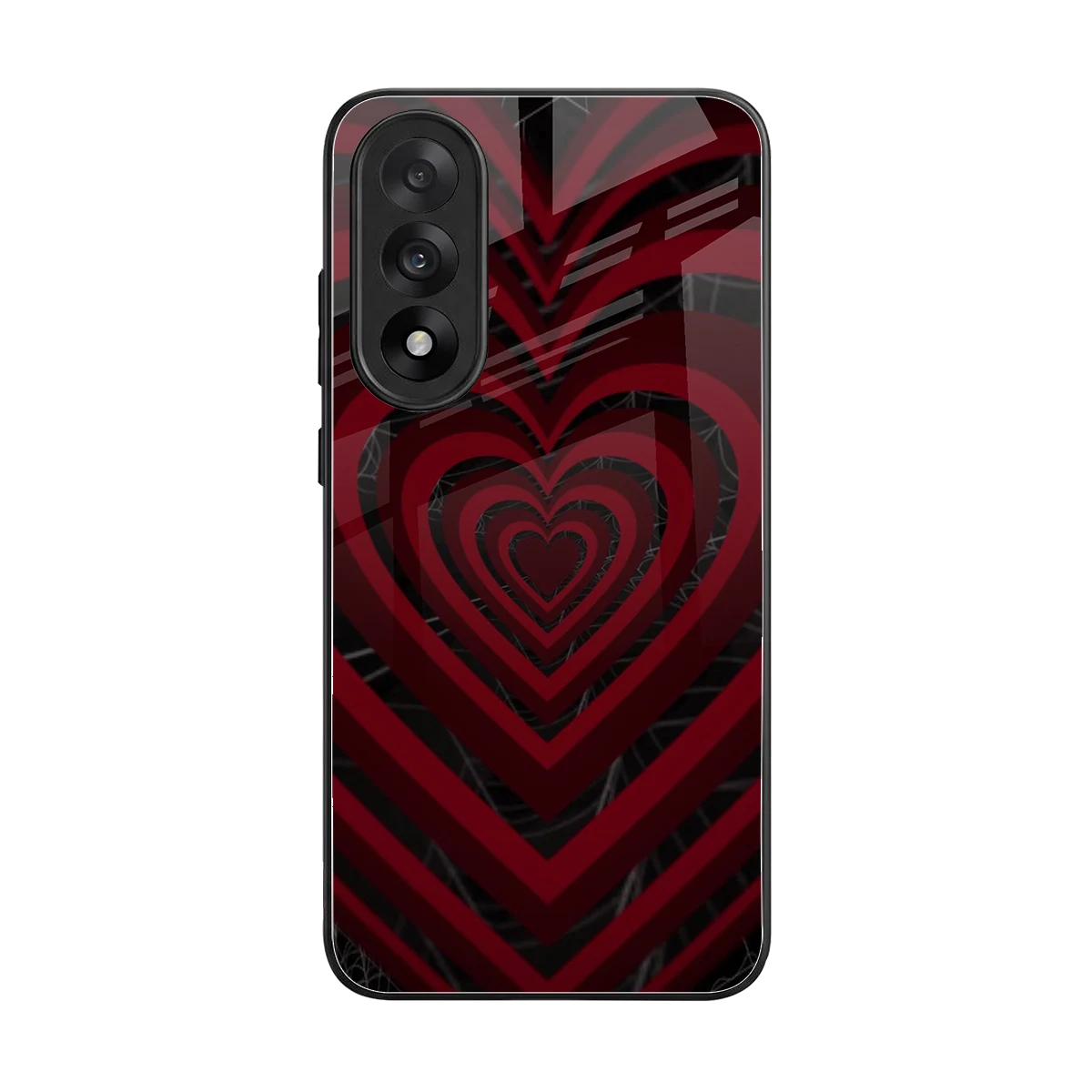 Y2K Hearts X Spider back phone cover | glass case for oneplus nord 5