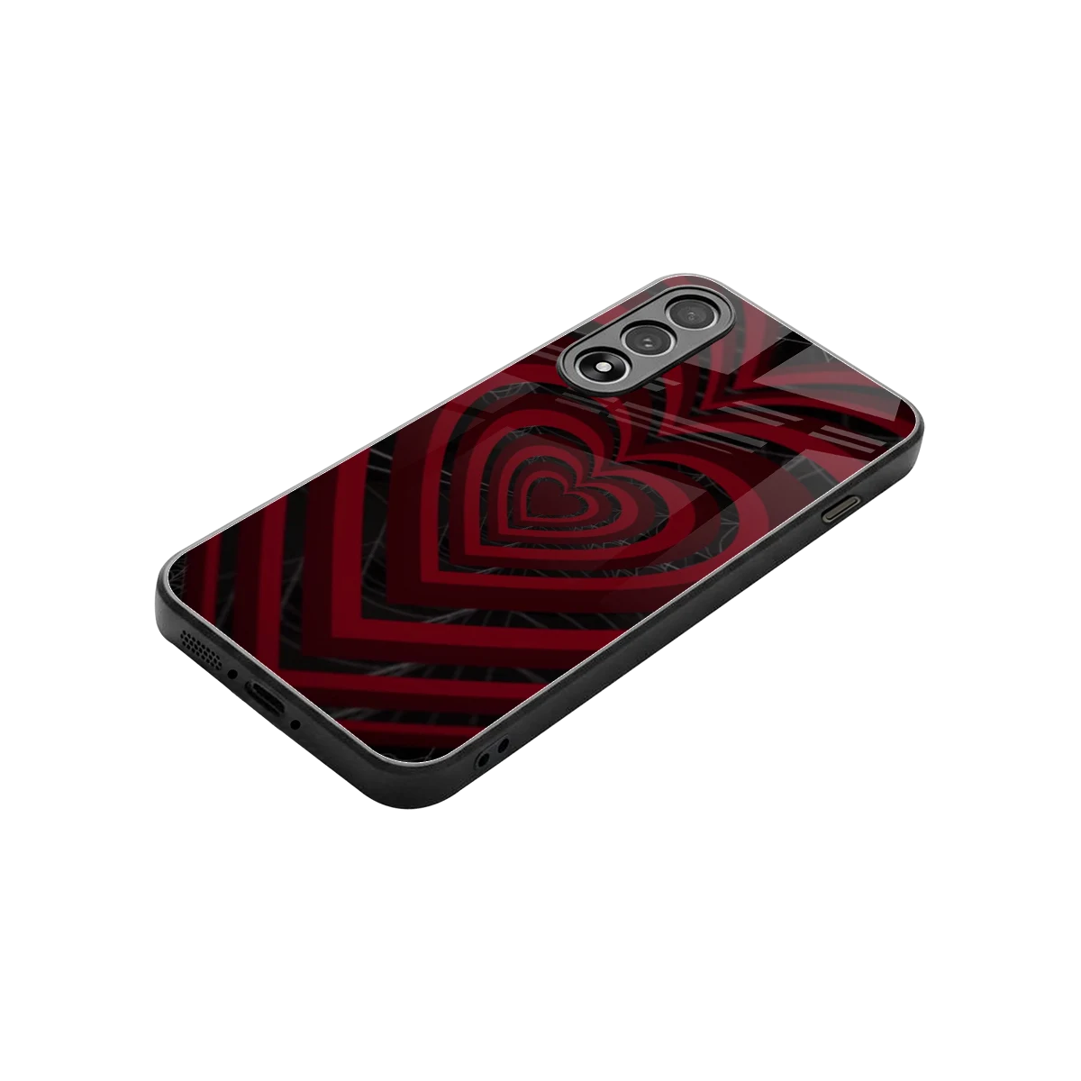 Y2K Hearts X Spider stylish phone case for oneplus nord 5 | glossy glass and slim fit