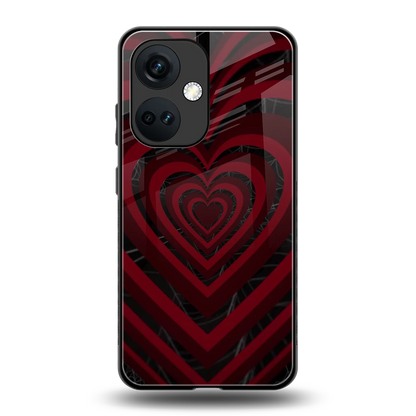 Y2K Hearts X Spider back phone cover | glass case for oneplus nord ce 3