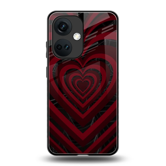 Y2K Hearts X Spider back phone cover | glass case for oneplus nord ce 3