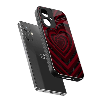 Y2K Hearts X Spider sleek oneplus nord ce 3 cover with tempered glass back and TPU edges