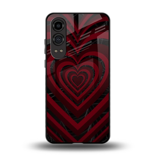 Y2K Hearts X Spider back phone cover | glass case for oneplus nord ce 4 lite