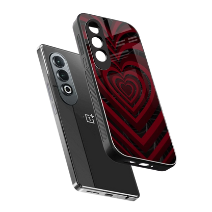 Y2K Hearts X Spider sleek oneplus nord ce 4 cover with tempered glass back and TPU edges