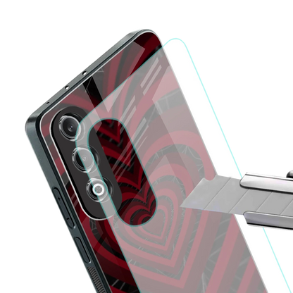 Y2K Hearts X Spider stylish phone case for oneplus nord ce 4 | glossy glass and slim fit
