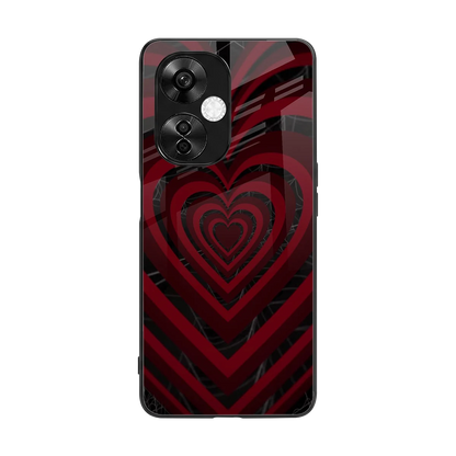 Y2K Hearts X Spider back phone cover | glass case for oneplus nord ce 3 lite