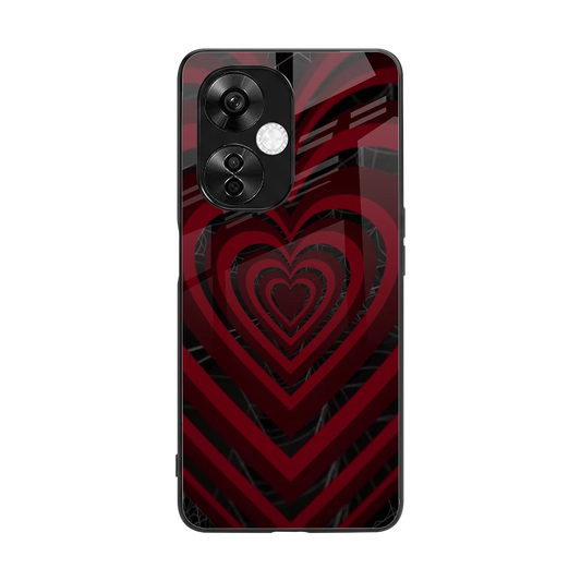Y2K Hearts X Spider back phone cover | glass case for oneplus nord ce 3 lite