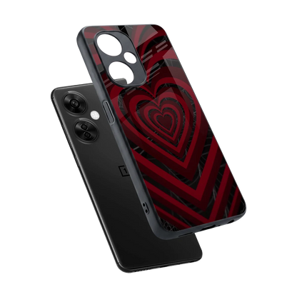 Y2K Hearts X Spider sleek oneplus nord ce 3 lite cover with tempered glass back and TPU edges