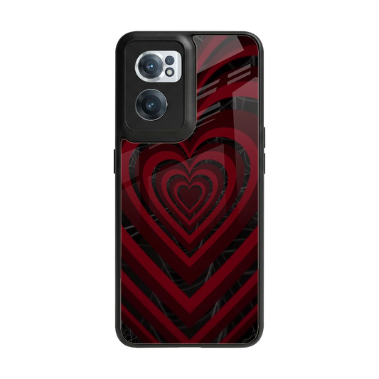 Y2K Hearts X Spider back phone cover | glass case for oneplus nord ce 2