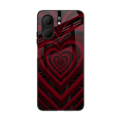 Y2K Hearts X Spider back phone cover | glass case for oppo a5x 5g