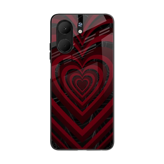 Y2K Hearts X Spider back phone cover | glass case for oppo a5x 5g