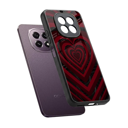 Y2K Hearts X Spider sleek oppo f29 5g cover with tempered glass back and TPU edges
