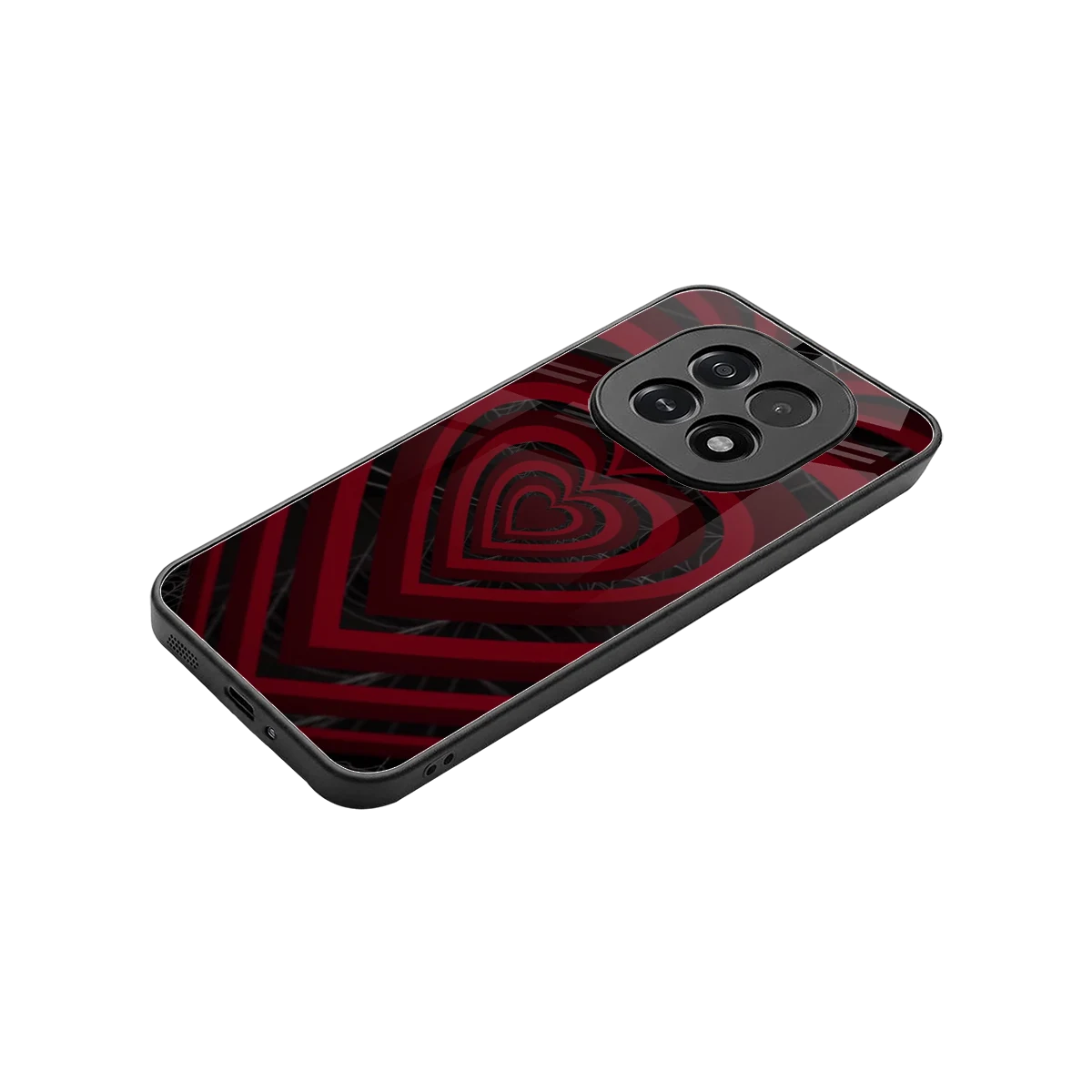 Y2K Hearts X Spider stylish phone case for oppo f29 5g | glossy glass and slim fit