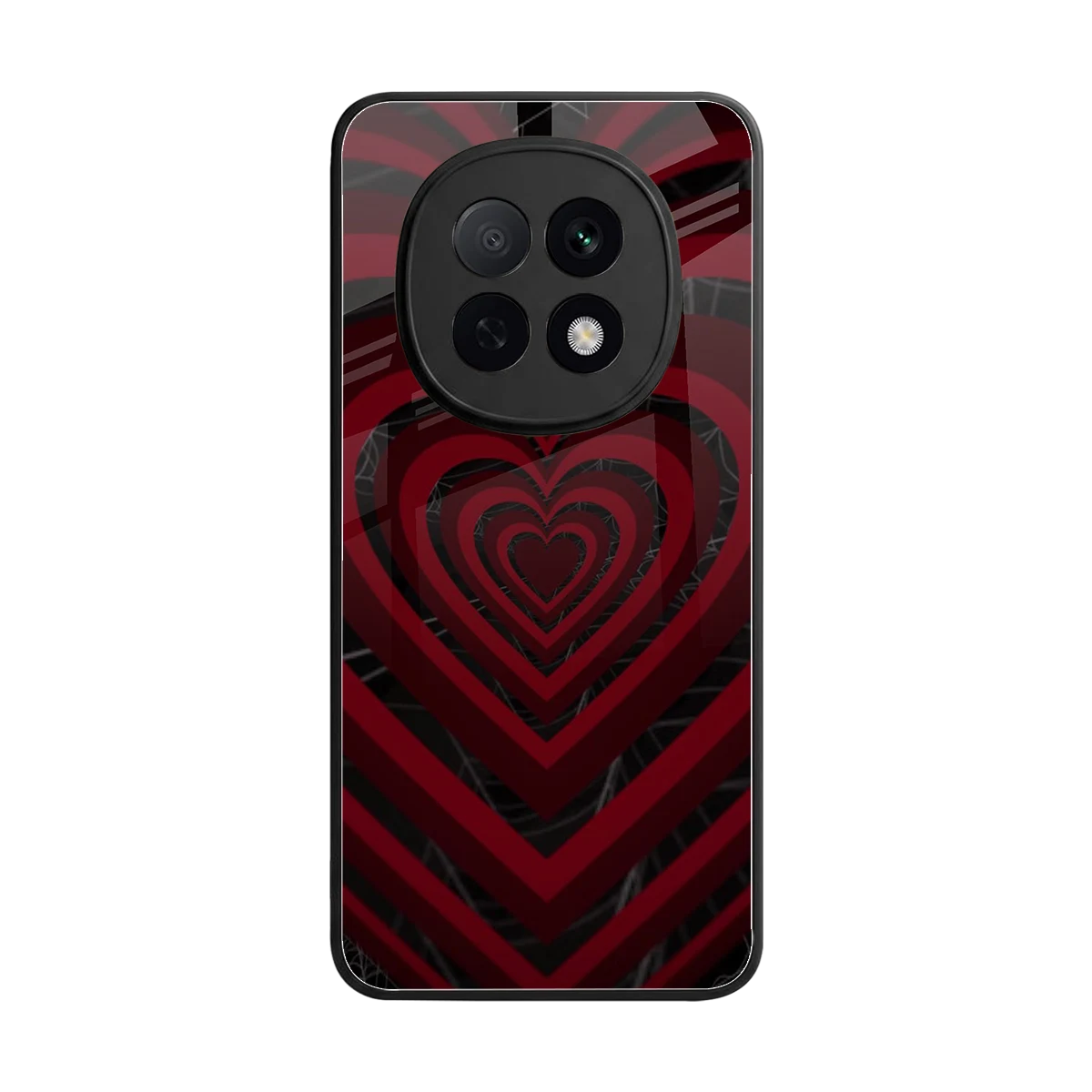 Y2K Hearts X Spider back phone cover | glass case for oppo f29 pro 5g