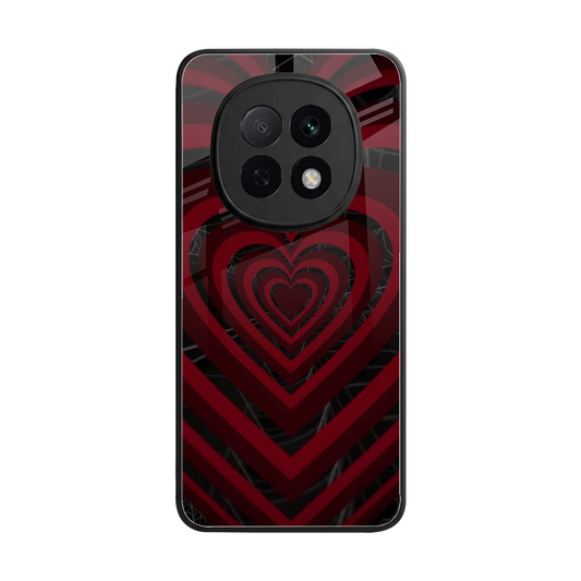 Y2K Hearts X Spider back phone cover | glass case for oppo f29 pro 5g