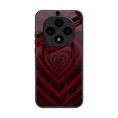 Y2K Hearts X Spider back phone cover | glass case for oppo f31 pro 5g