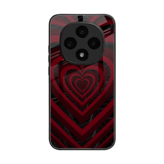 Y2K Hearts X Spider back phone cover | glass case for oppo f31 pro 5g