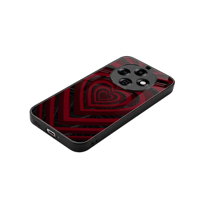 Y2K Hearts X Spider stylish phone case for oppo f31 pro 5g | glossy glass and slim fit