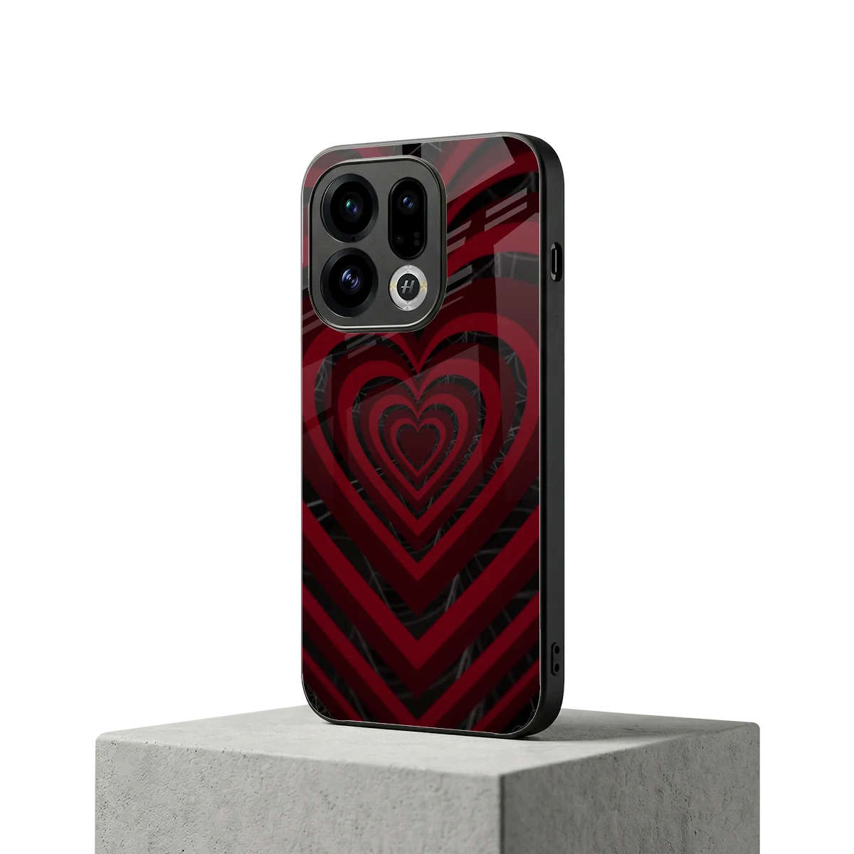 Y2K Hearts X Spider oppo find x9 mobile cover | shockproof glass phone case