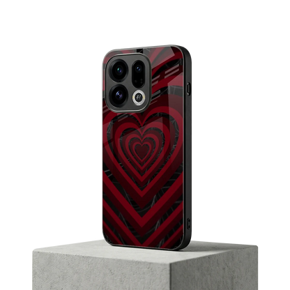 Y2K Hearts X Spider oppo find x9 mobile cover | shockproof glass phone case
