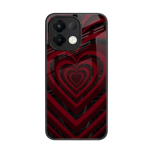 Y2K Hearts X Spider back phone cover | glass case for oppo k13 5g