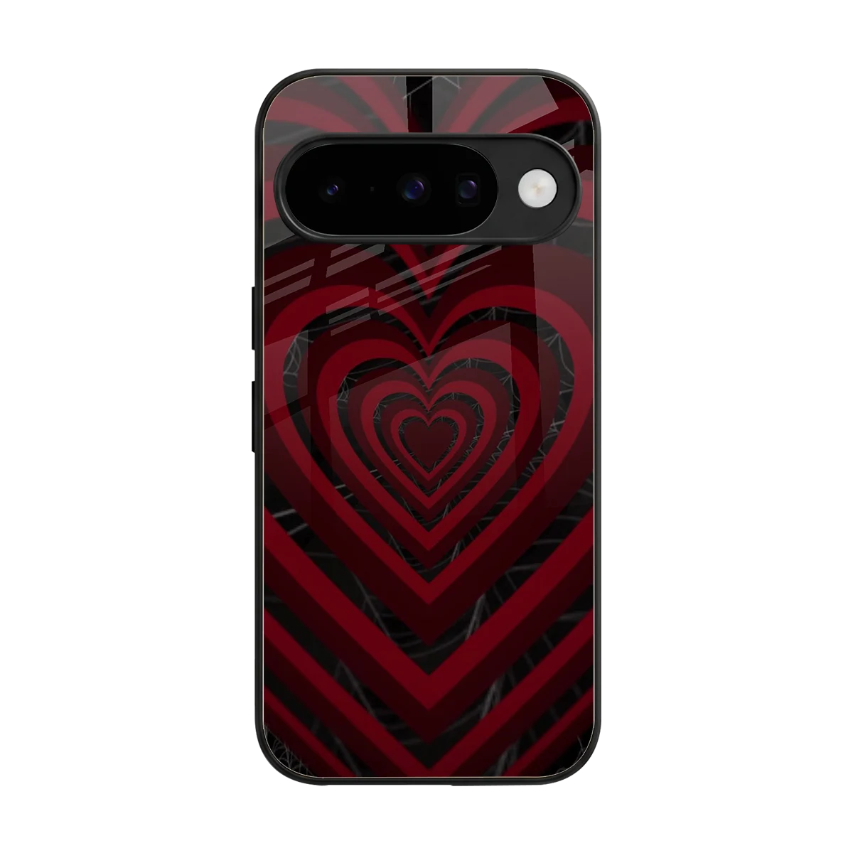 Y2K Hearts X Spider back phone cover | glass case for google pixel 10