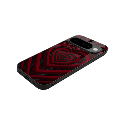 Y2K Hearts X Spider stylish phone case for google pixel 10 | glossy glass and slim fit