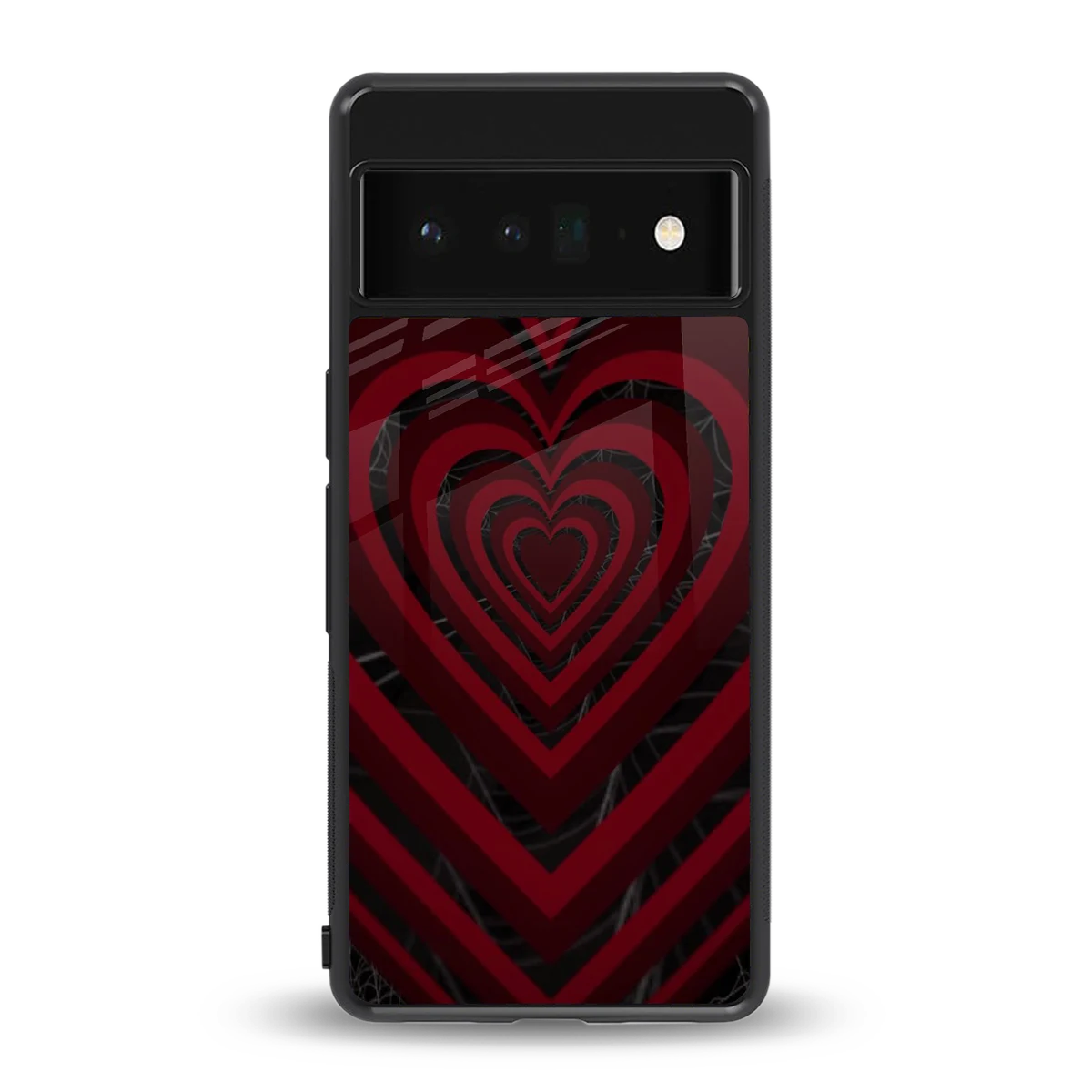 Y2K Hearts X Spider back phone cover | glass case for google pixel 6 pro